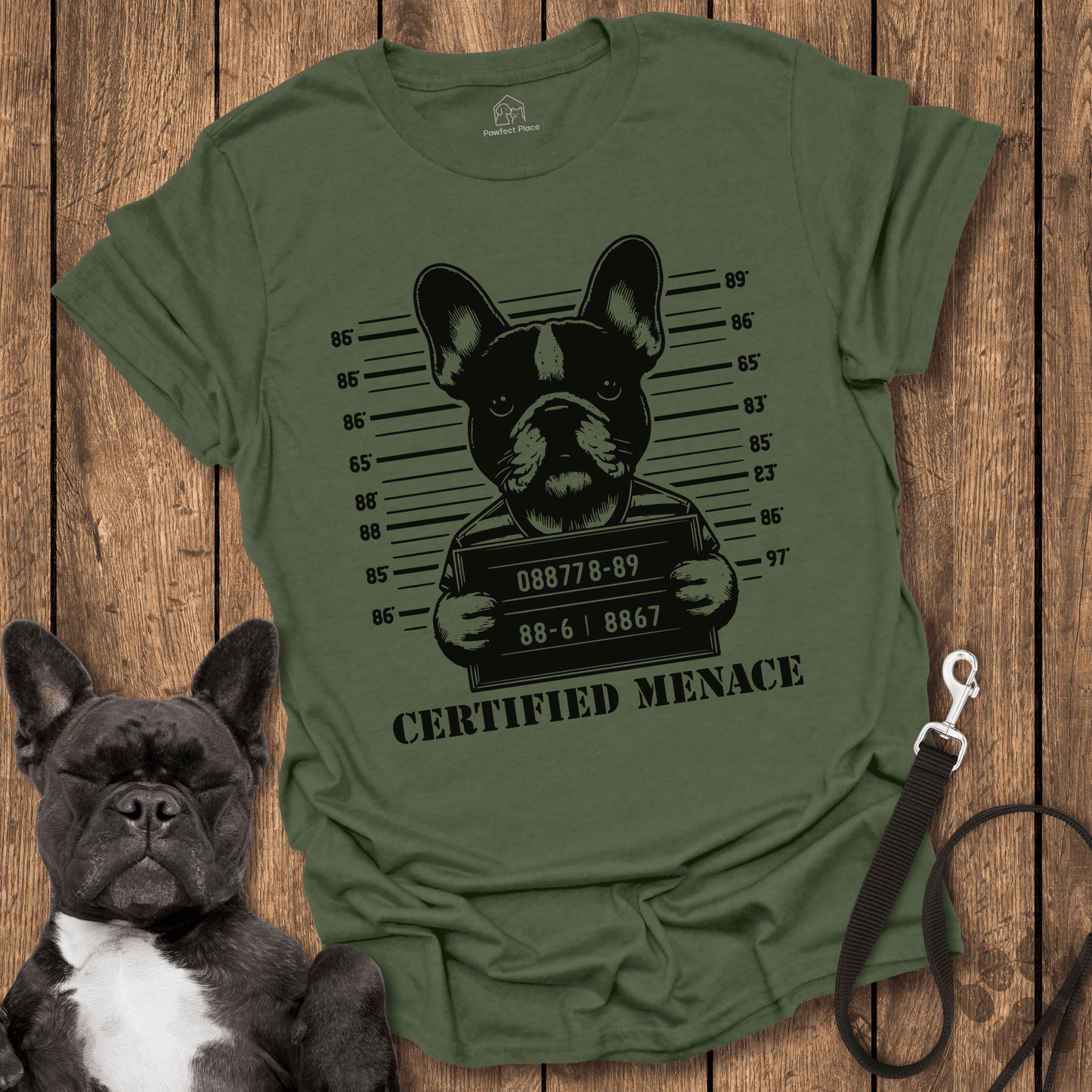 Certified Menace - Dog Shirt - PawfectPlace