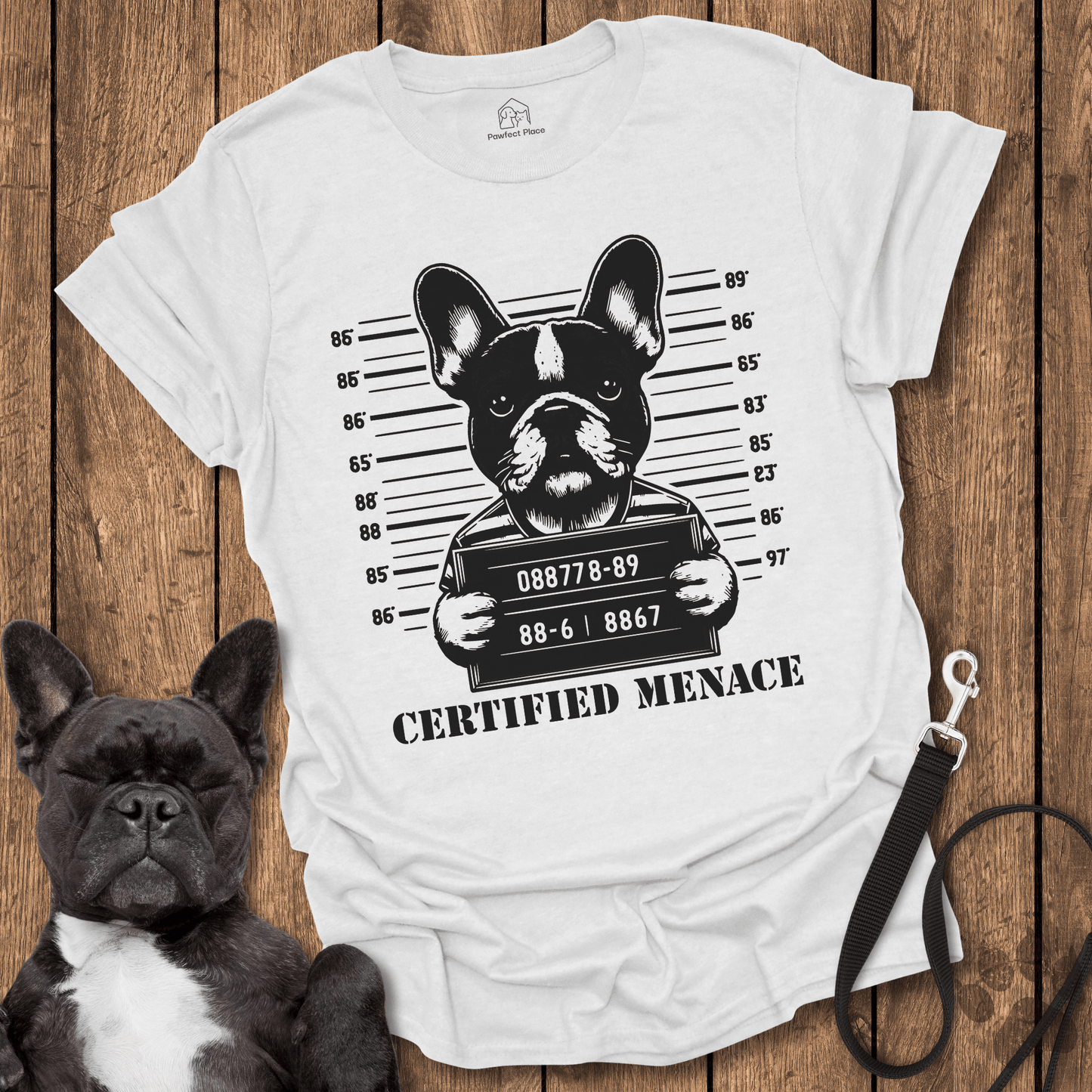 Certified Menace - Dog Shirt - PawfectPlace