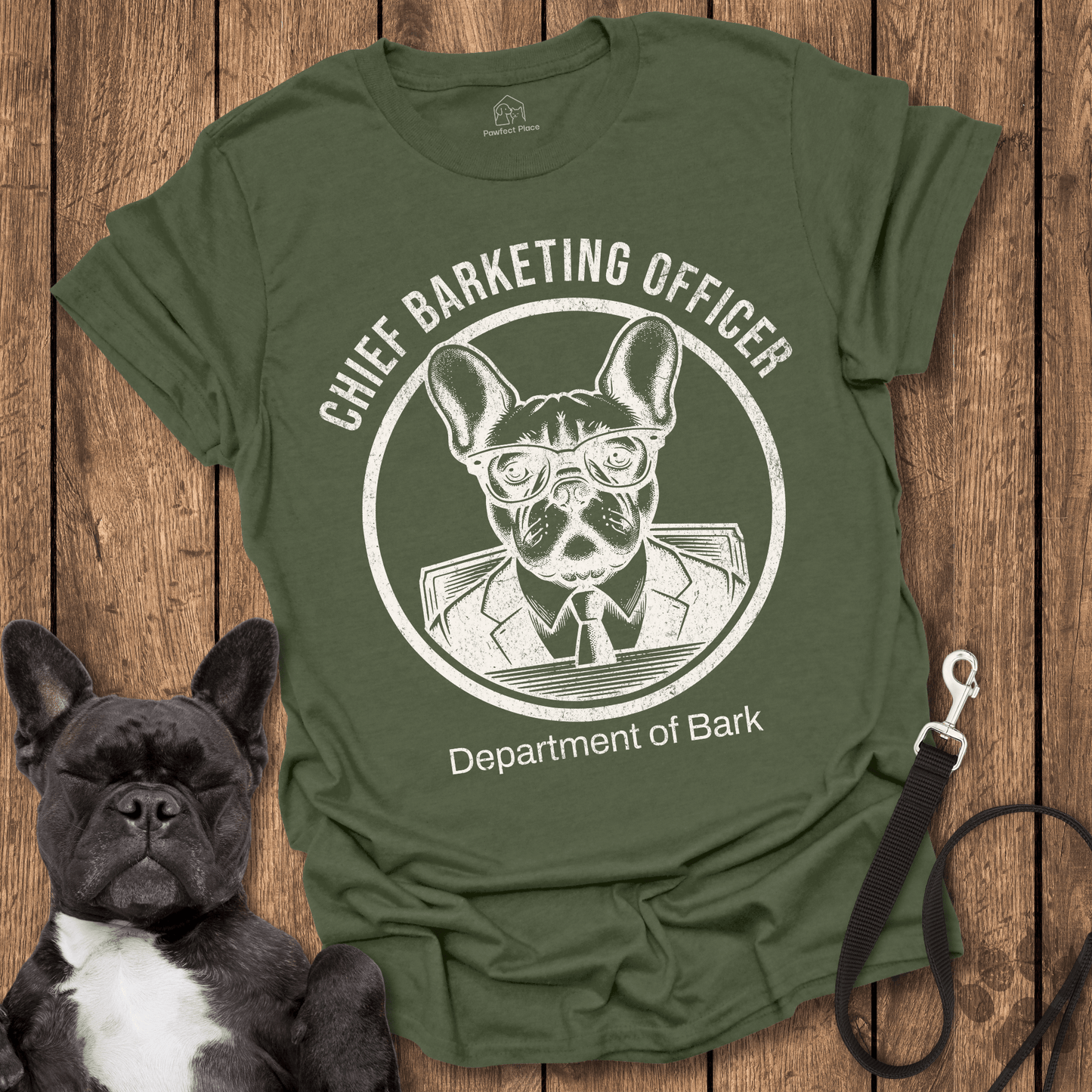 Chief Barketning Officer, Dept Of Bark - Dog Shirt - PawfectPlace