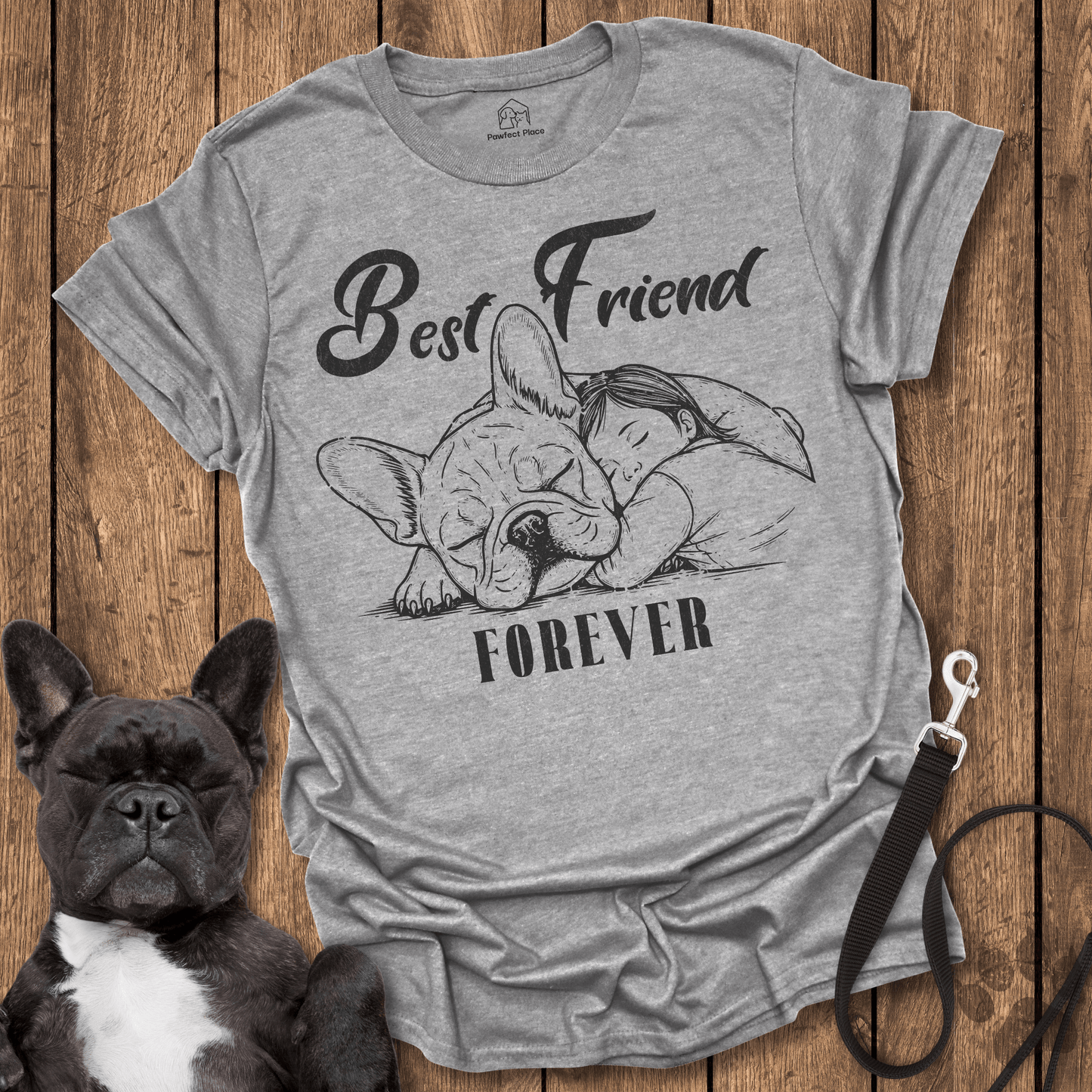 Frenchie, A Kids Best Friend Forever - Dog Shirt - PawfectPlace