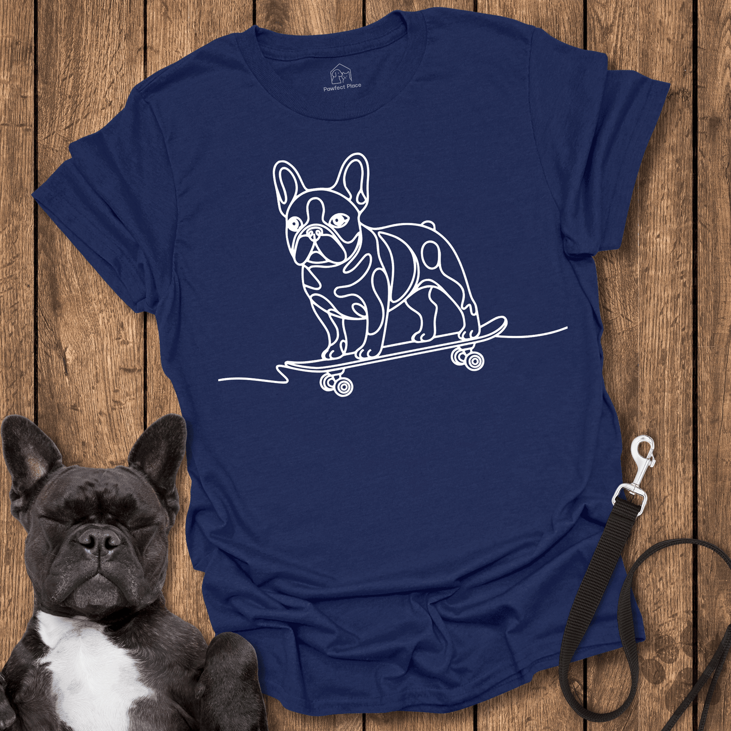 Frenchie Kick Push - Dog Shirt - PawfectPlace