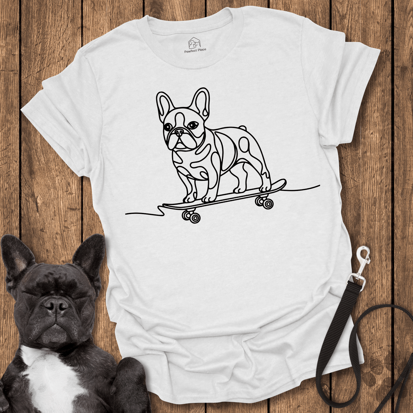 Frenchie Kick Push - Dog Shirt - PawfectPlace