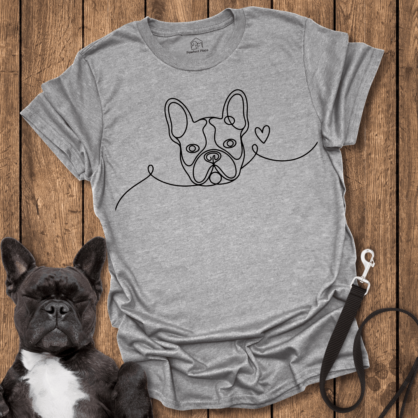 Frenchie Love - Dog Shirt - PawfectPlace