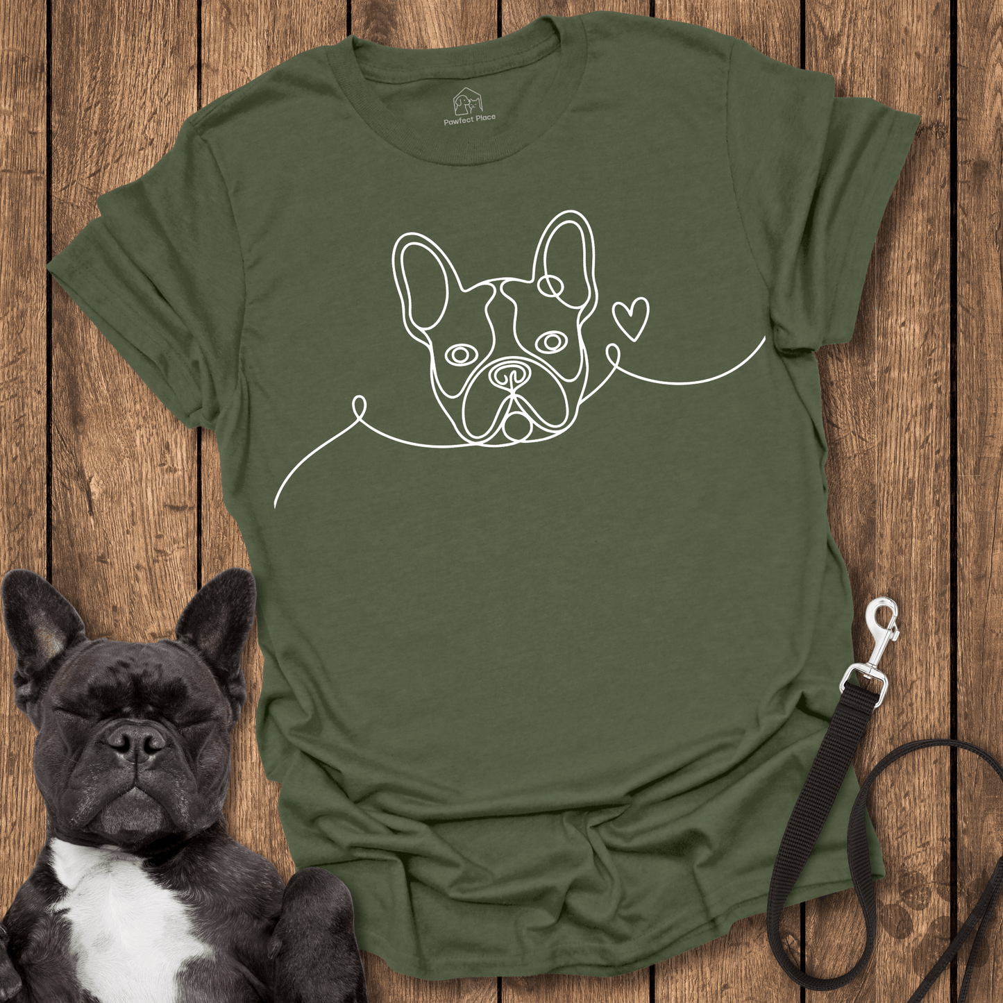 Frenchie Love - Dog Shirt - PawfectPlace