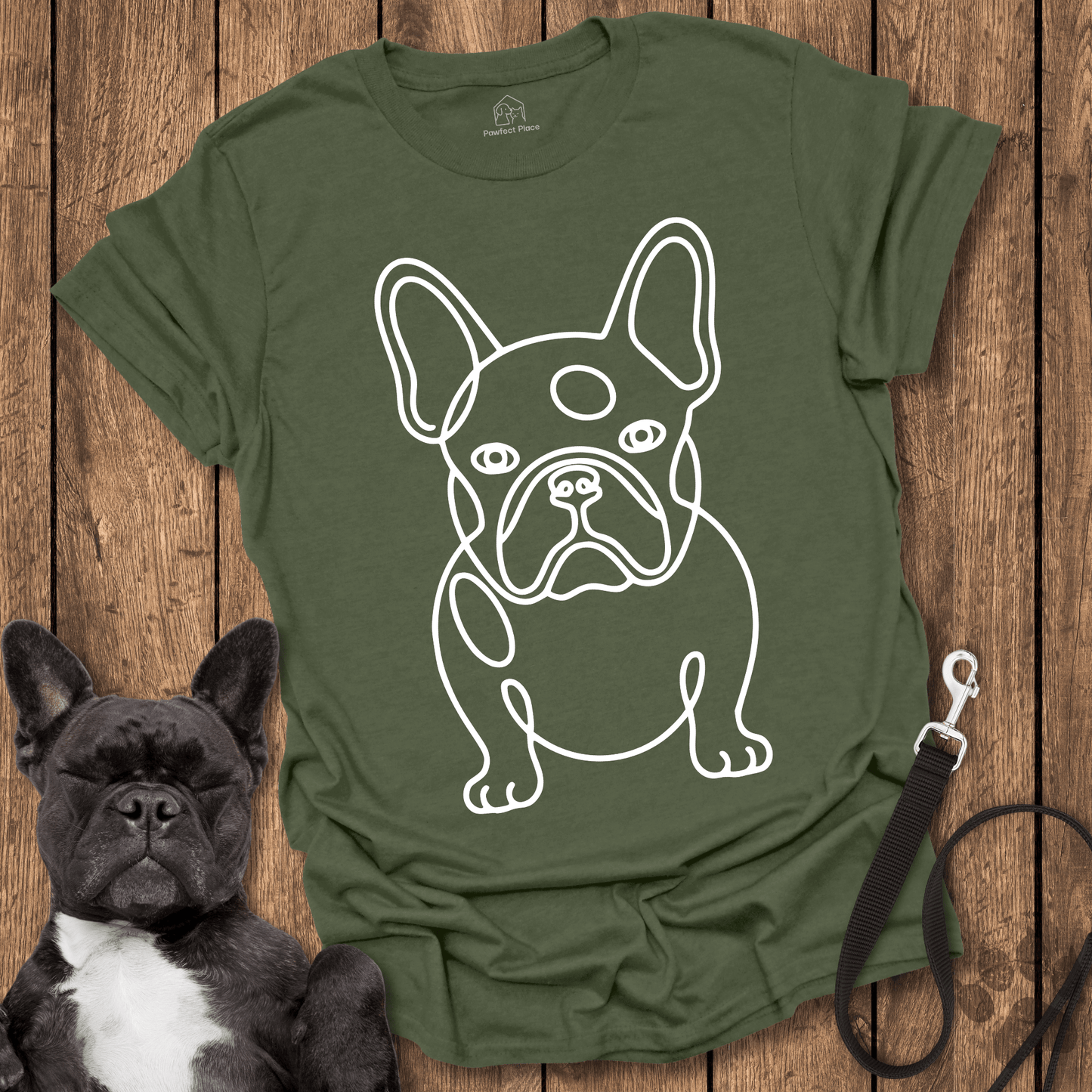 Frenchie Window Watcher - Dog Shirt - PawfectPlace