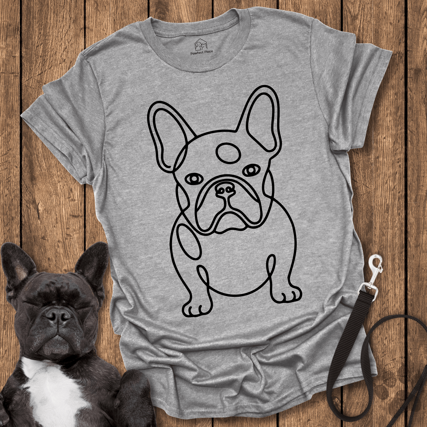 Frenchie Window Watcher - Dog Shirt - PawfectPlace