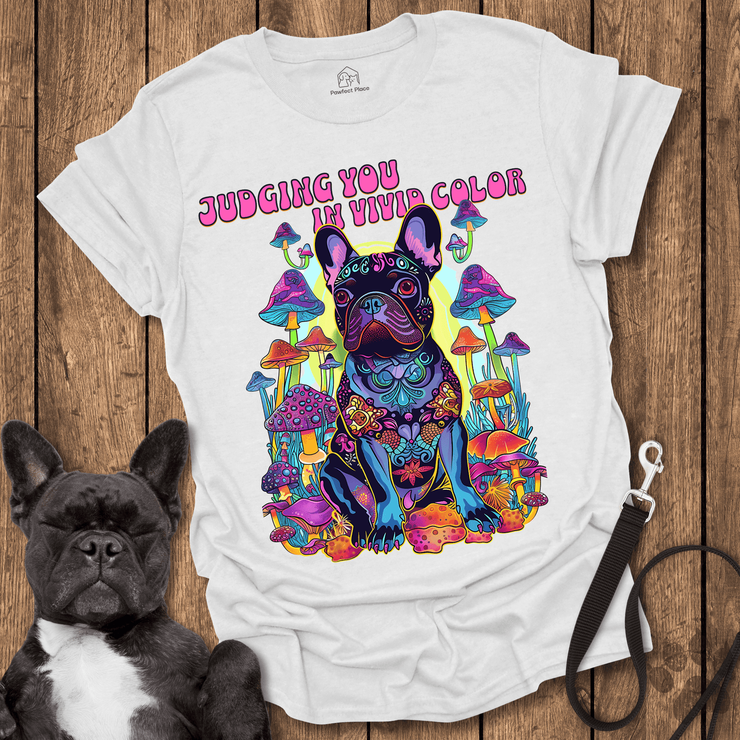Judging You In Vivid Color - Dog Shirt - PawfectPlace
