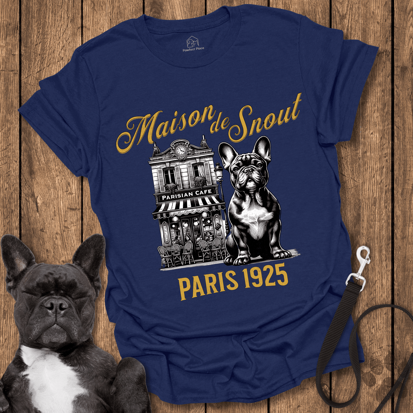 Maison De Snout, Frenchie In Paris - Dog Shirt - PawfectPlace