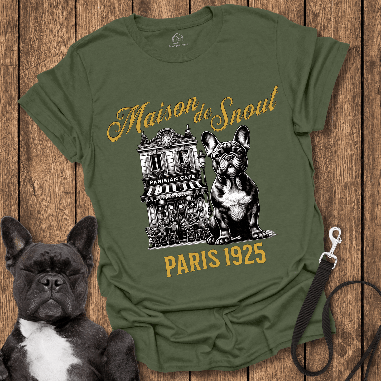 Maison De Snout, Frenchie In Paris - Dog Shirt - PawfectPlace
