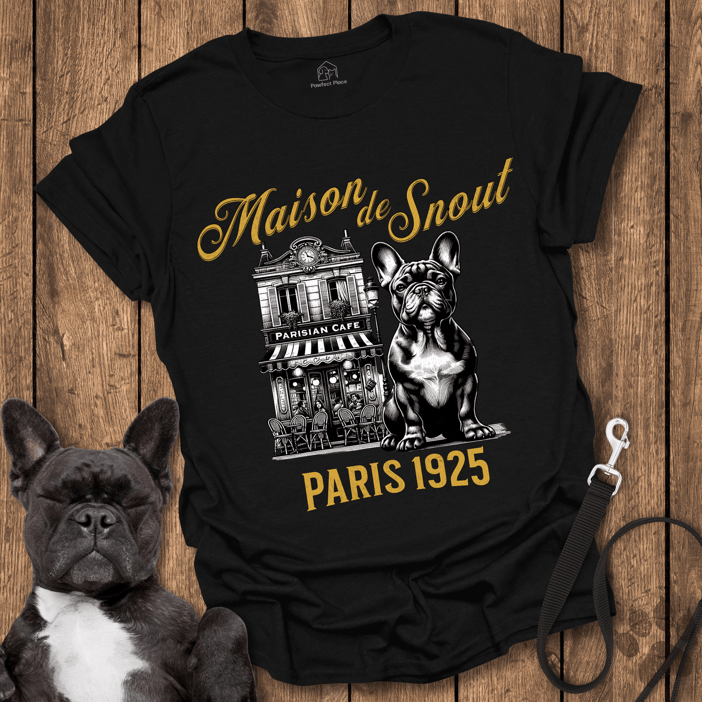 Maison De Snout, Frenchie In Paris - Dog Shirt - PawfectPlace