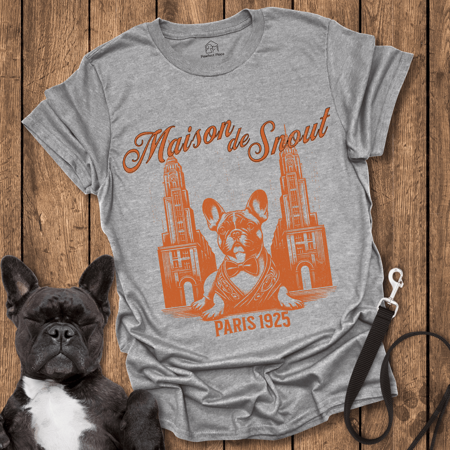 Maison De Snout, Frenchie Vintage Paris - Dog Shirt - PawfectPlace