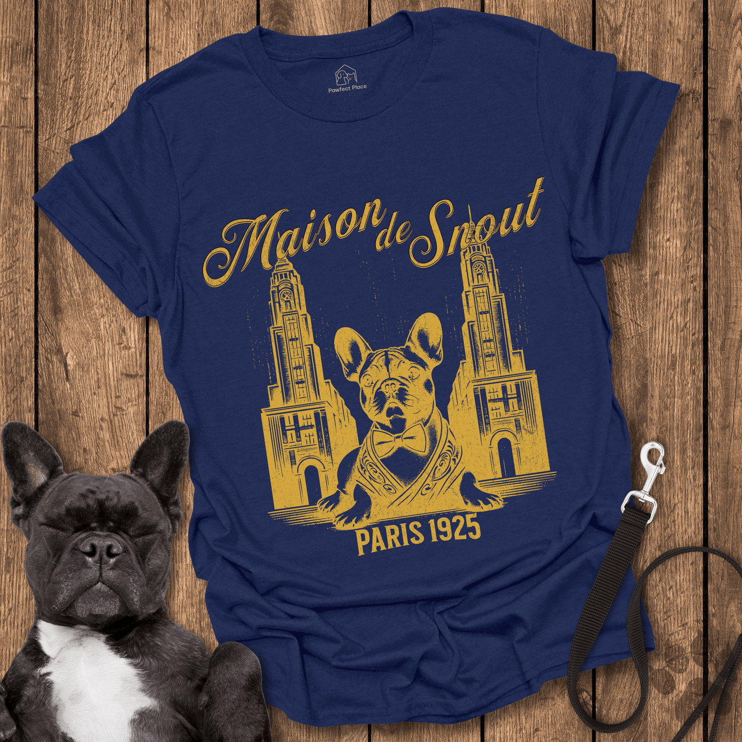 Maison De Snout, Frenchie Vintage Paris - Dog Shirt - PawfectPlace
