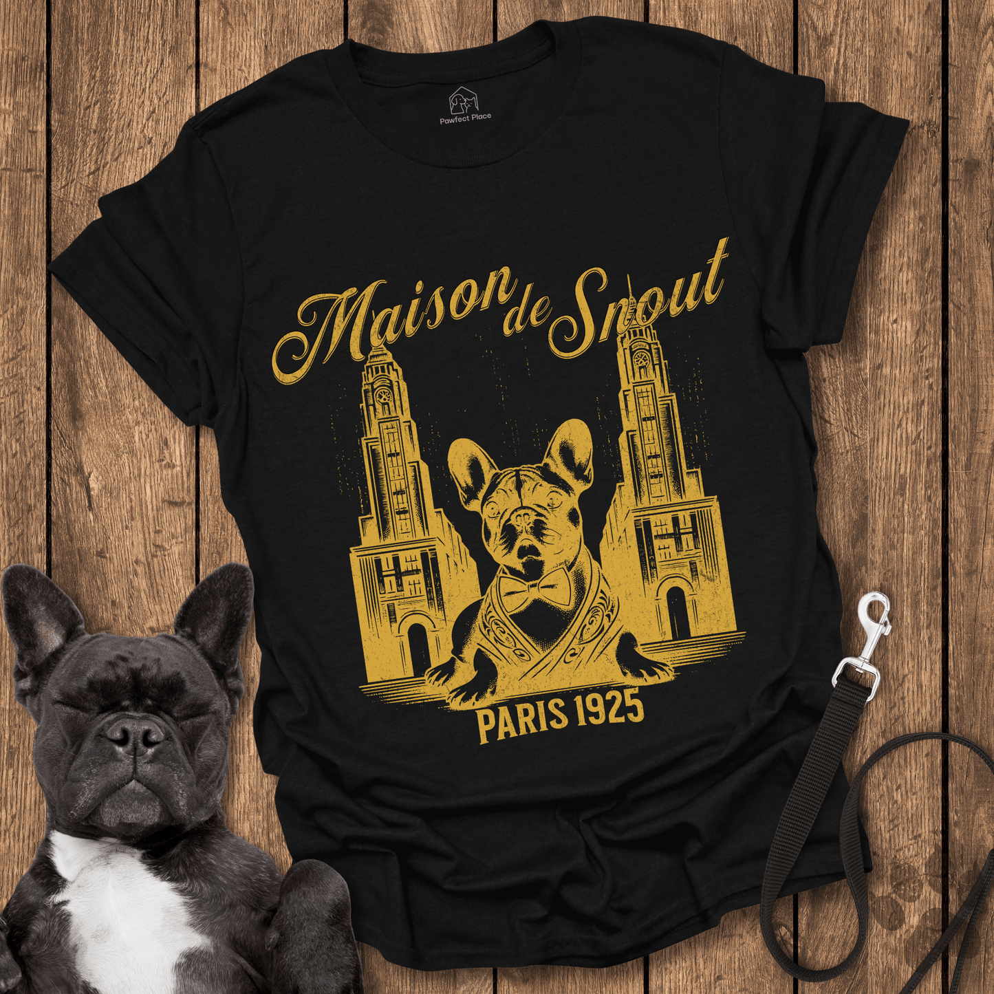 Maison De Snout, Frenchie Vintage Paris - Dog Shirt - PawfectPlace