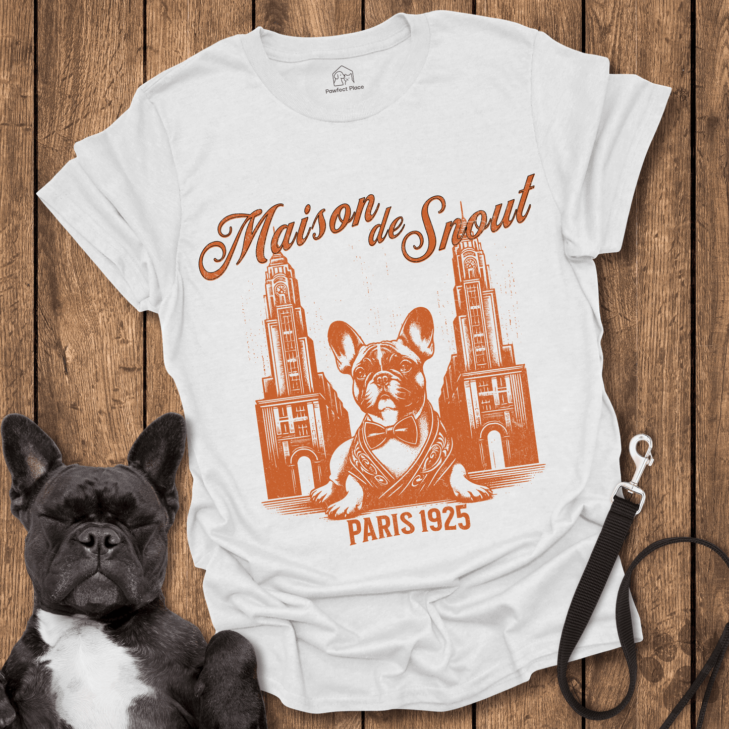 Maison De Snout, Frenchie Vintage Paris - Dog Shirt - PawfectPlace