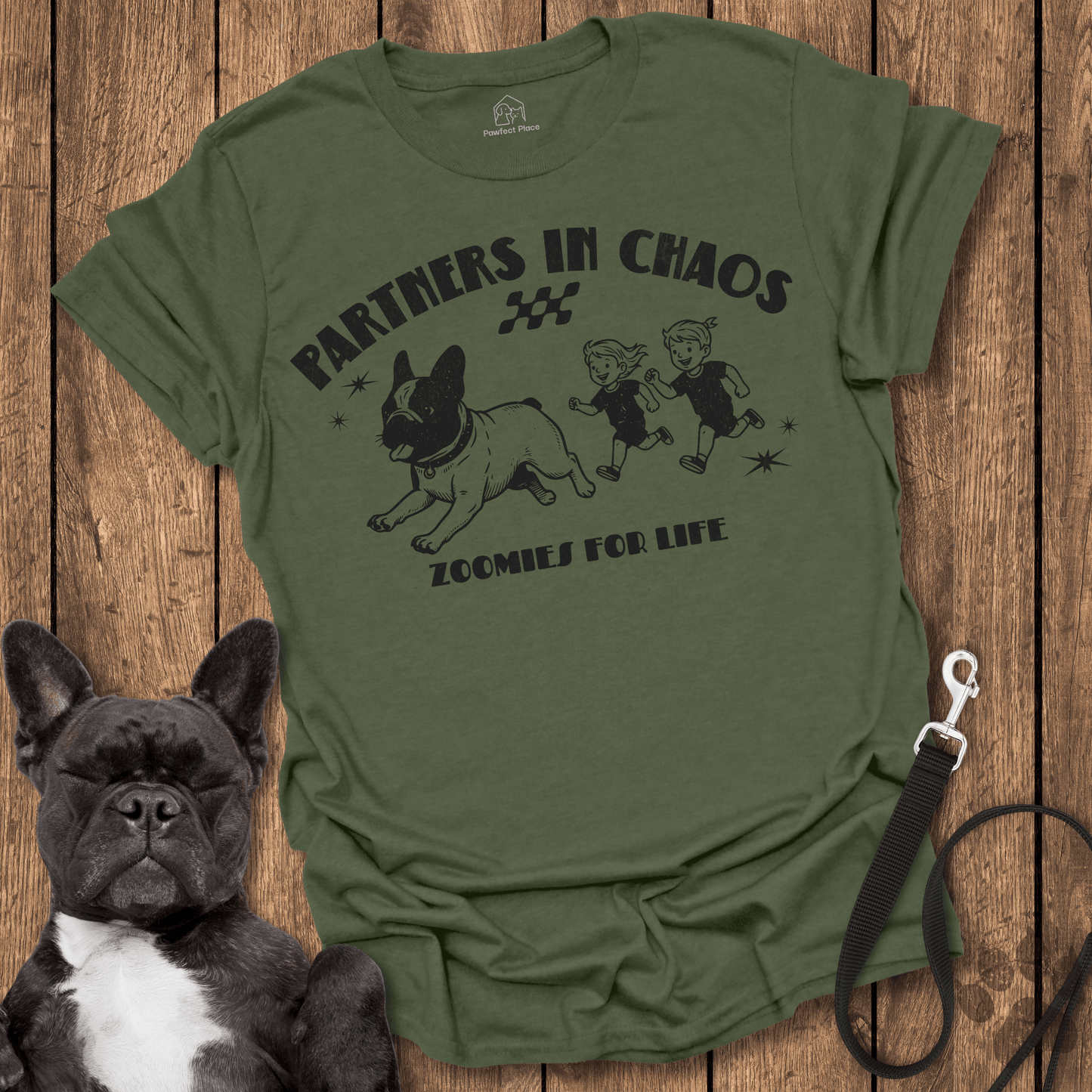 Partners In Chaos, Zoomies For Life - Dog Shirt - PawfectPlace