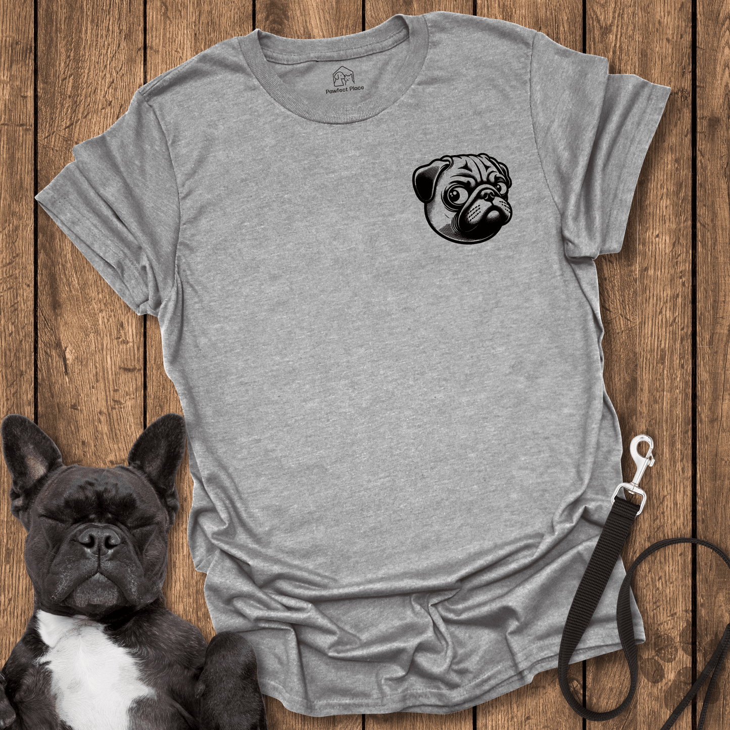 Pocket Frenchie Side Eye - Dog Shirt - PawfectPlace