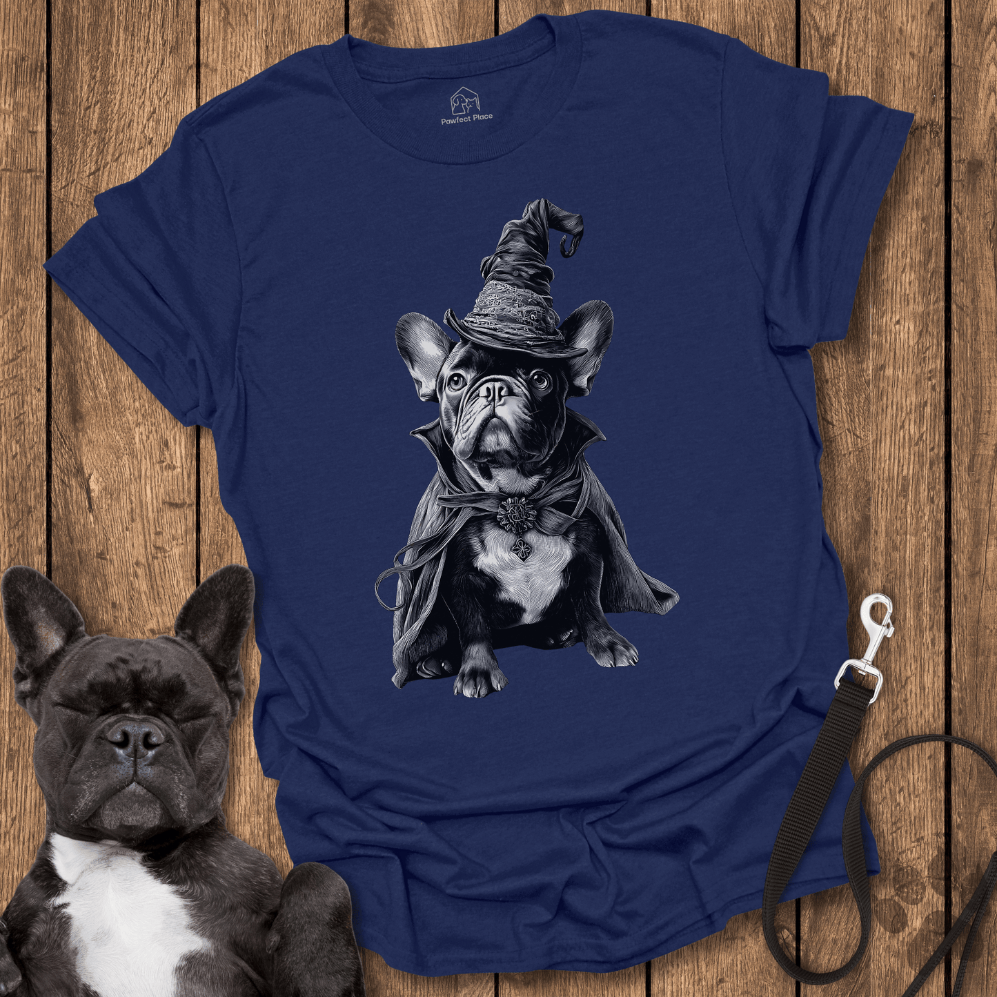 The Frenchie Wizard - Dog Shirt - PawfectPlace