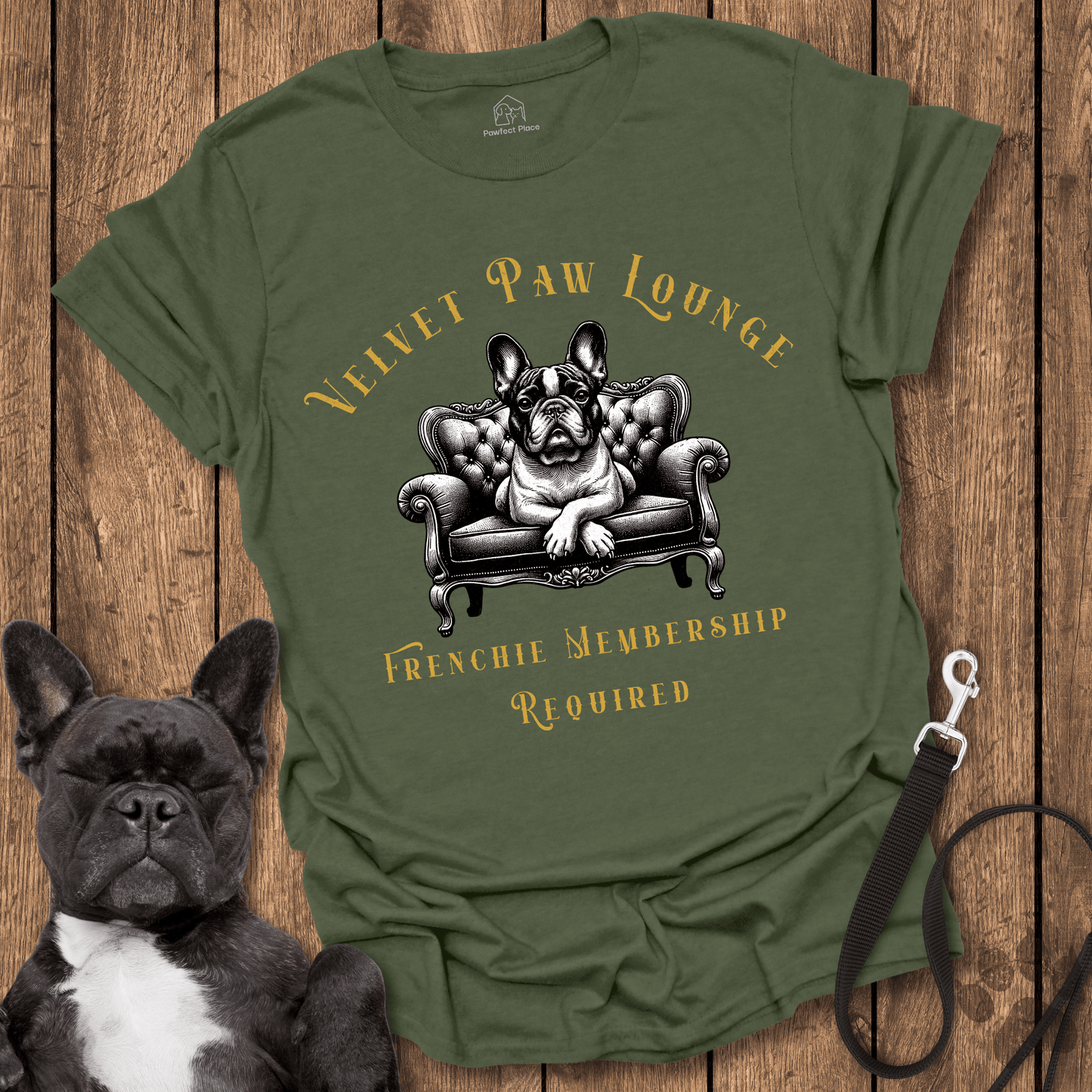 Velvet Paw Lounge, Couch Edition - Dog Shirt - PawfectPlace