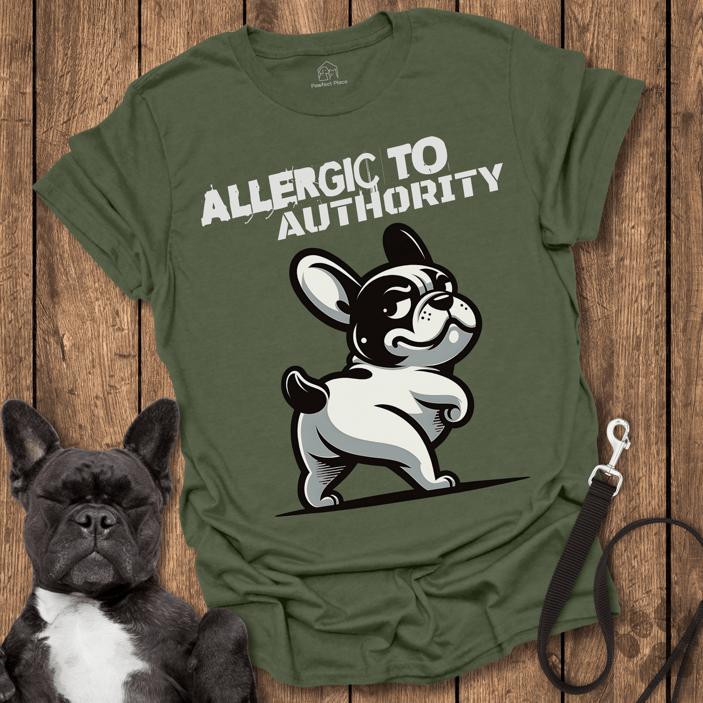 Allergic To Authority - Dog Shirt - PawfectPlace