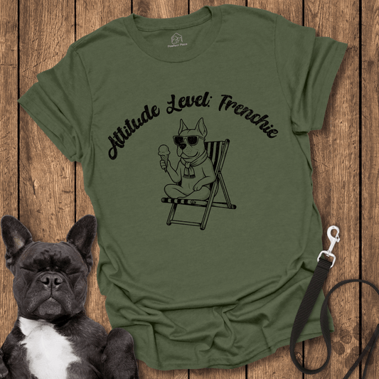 Attitude Level Frenchie - Dog Shirt - PawfectPlace