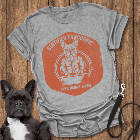 Certified Pawchanic, Sniff Wrench Repeat - Dog Shirt - PawfectPlace