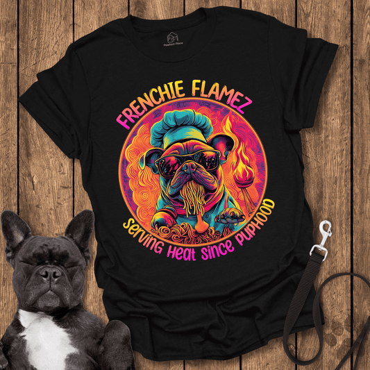 Chef Frenchie, Serving Heat Since Puphood - Dog Shirt - PawfectPlace
