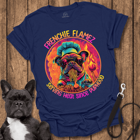 Chef Frenchie, Serving Heat Since Puphood - Dog Shirt - PawfectPlace