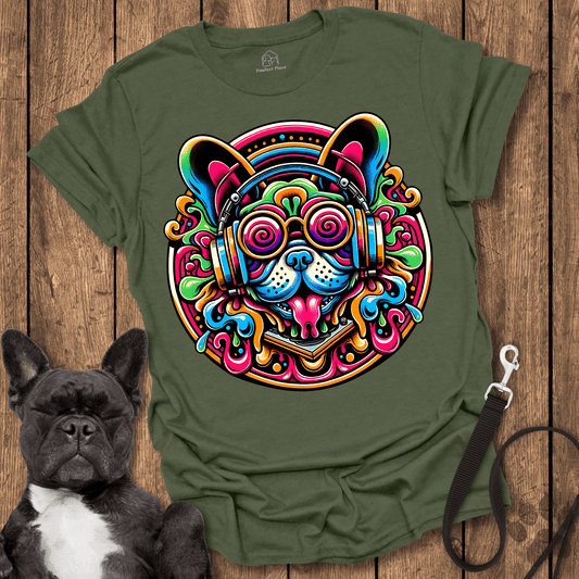 DJ Snort, Frenchie Music Freak - Dog Shirt - PawfectPlace