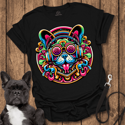 DJ Snort, Frenchie Music Freak - Dog Shirt - PawfectPlace
