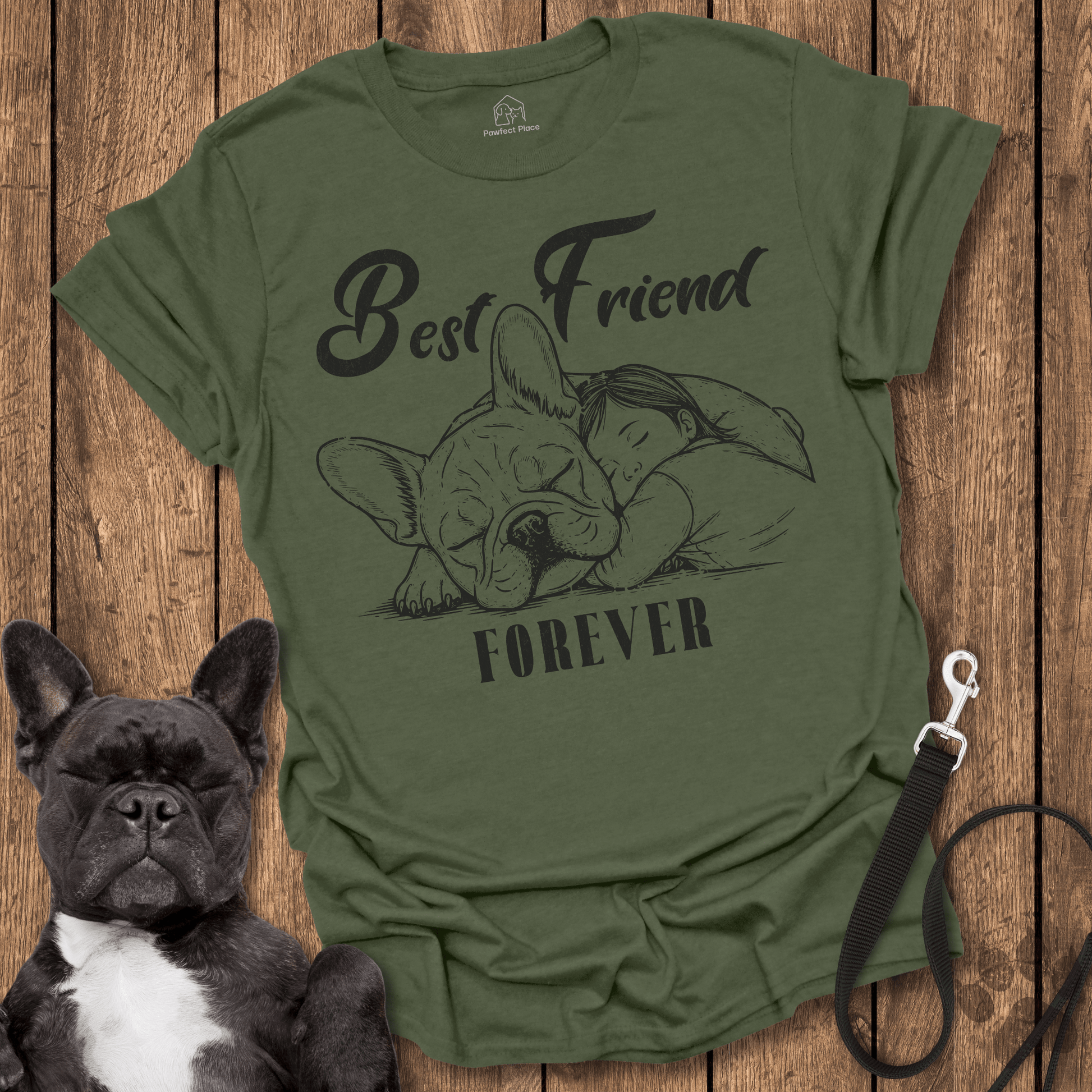Frenchie, A Kids Best Friend Forever - Dog Shirt - PawfectPlace