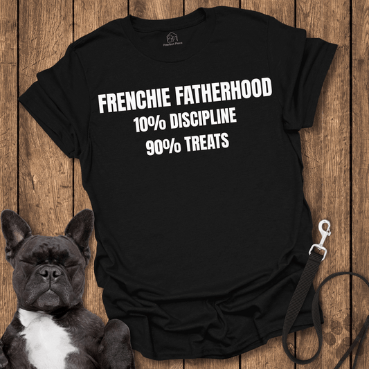 Frenchie Fatherhood Funny 10 and 90 Percent Slogan - PawfectPlace