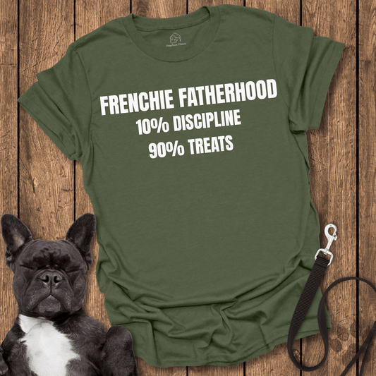 Frenchie Fatherhood Funny 10 and 90 Percent Slogan - PawfectPlace