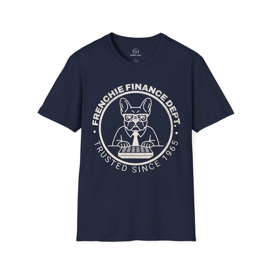 Frenchie Finance Dept - Dog Shirt - PawfectPlace