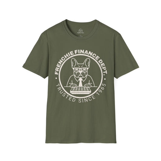 Frenchie Finance Dept - Dog Shirt - PawfectPlace