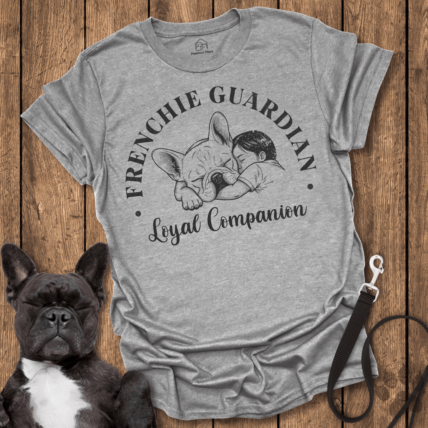 Frenchie Guardian, Loyal Companion - Dog Shirt - PawfectPlace