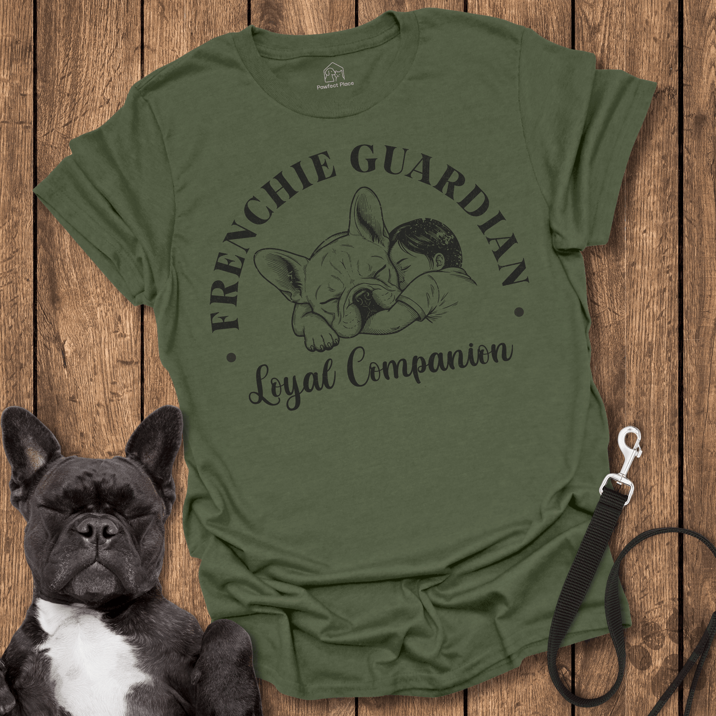 Frenchie Guardian, Loyal Companion - Dog Shirt - PawfectPlace