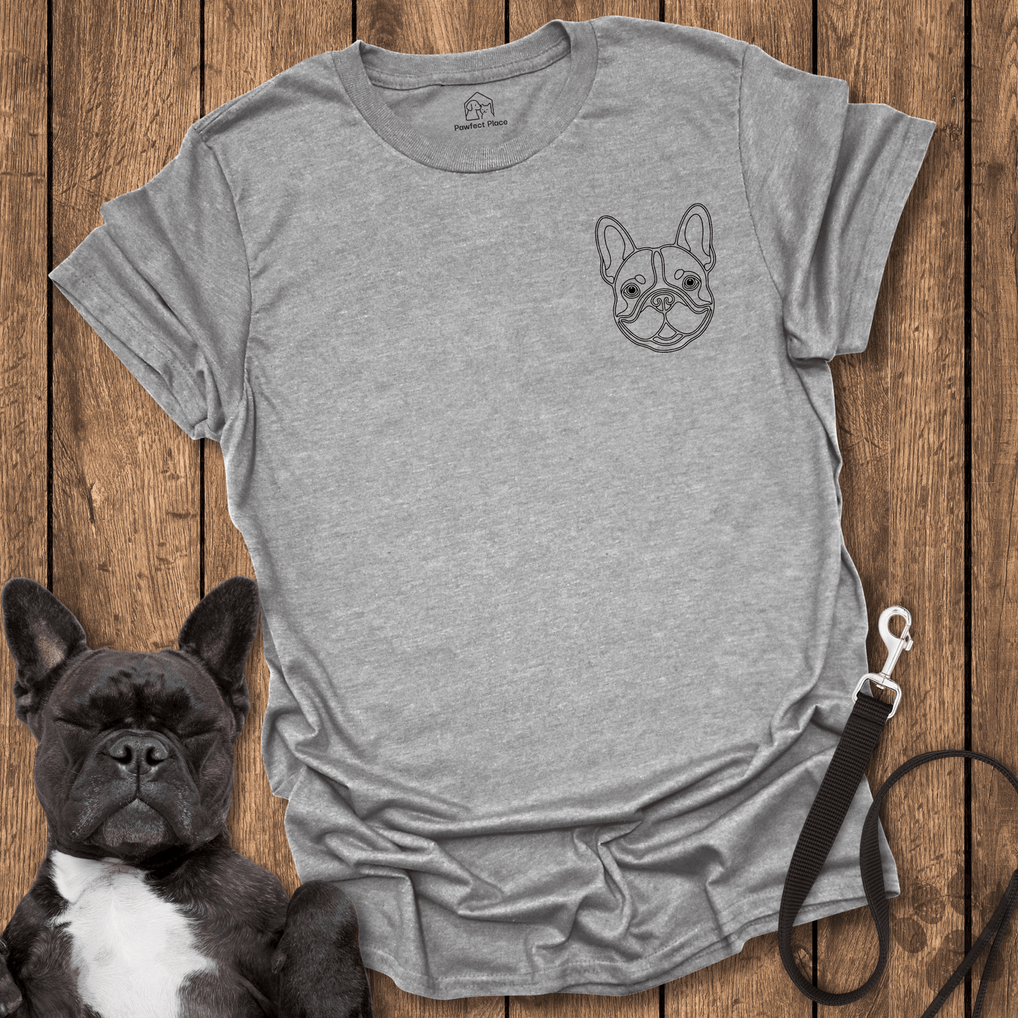 Frenchie Pocket Pup - Dog Shirt - PawfectPlace