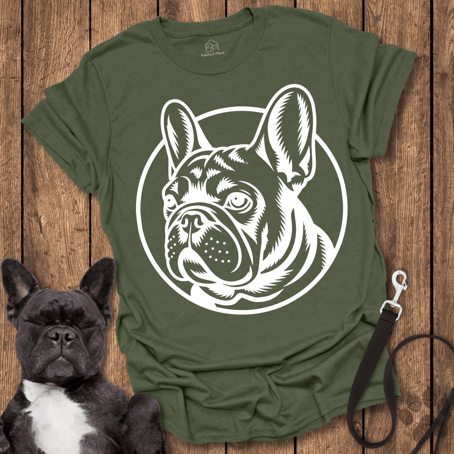Frenchie Snout - Dog Shirt - PawfectPlace