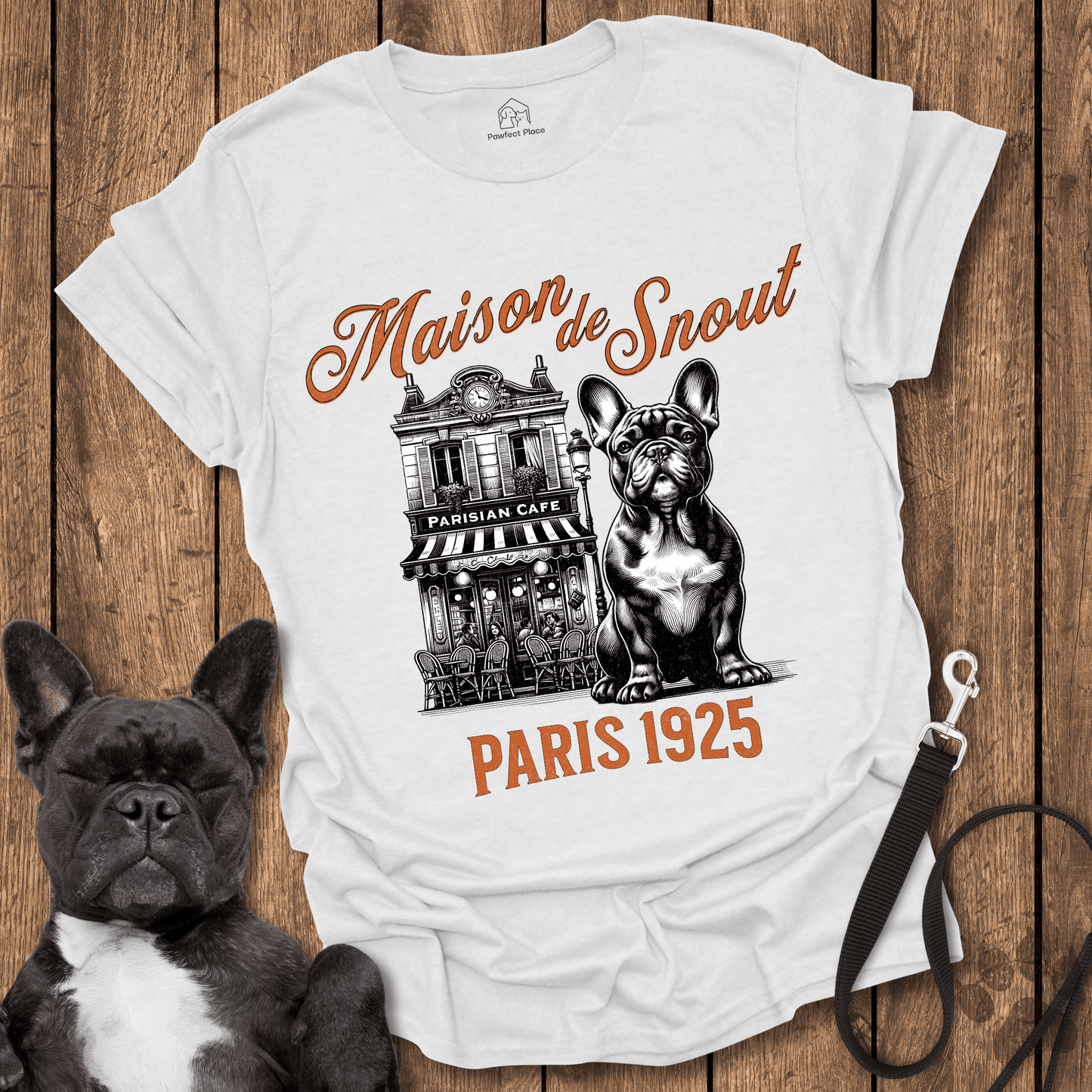 Maison De Snout, Frenchie In Paris - Dog Shirt - PawfectPlace