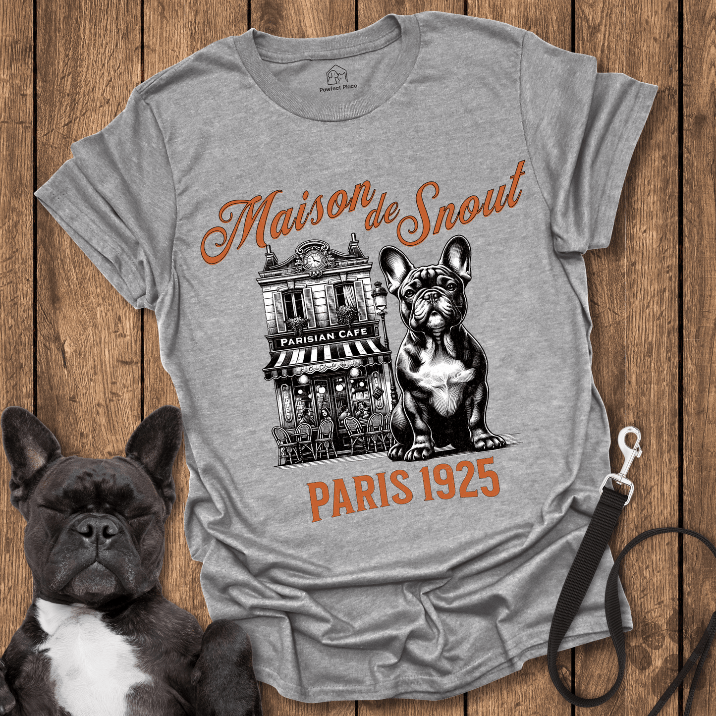 Maison De Snout, Frenchie In Paris - Dog Shirt - PawfectPlace