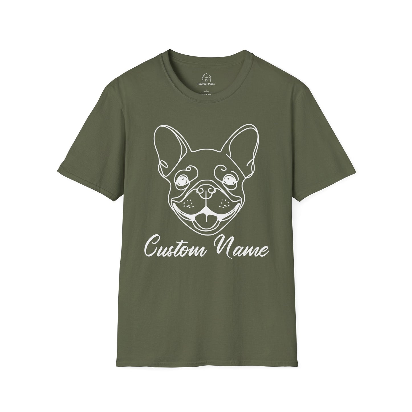 Personalize, Custom Frenchie Name - Dog Shirt - PawfectPlace