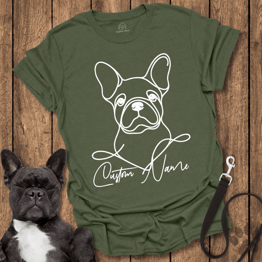Personalize, Custom Frenchie Name - Dog Shirt - PawfectPlace