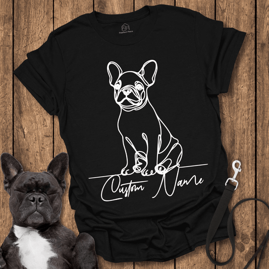 Personalize, Custom Frenchie Name - Dog Shirt - PawfectPlace