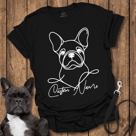 Personalize, Custom Frenchie Name - Dog Shirt - PawfectPlace