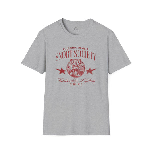 Snort Society, Lifelong Membership Club - Dog Shirt - PawfectPlace