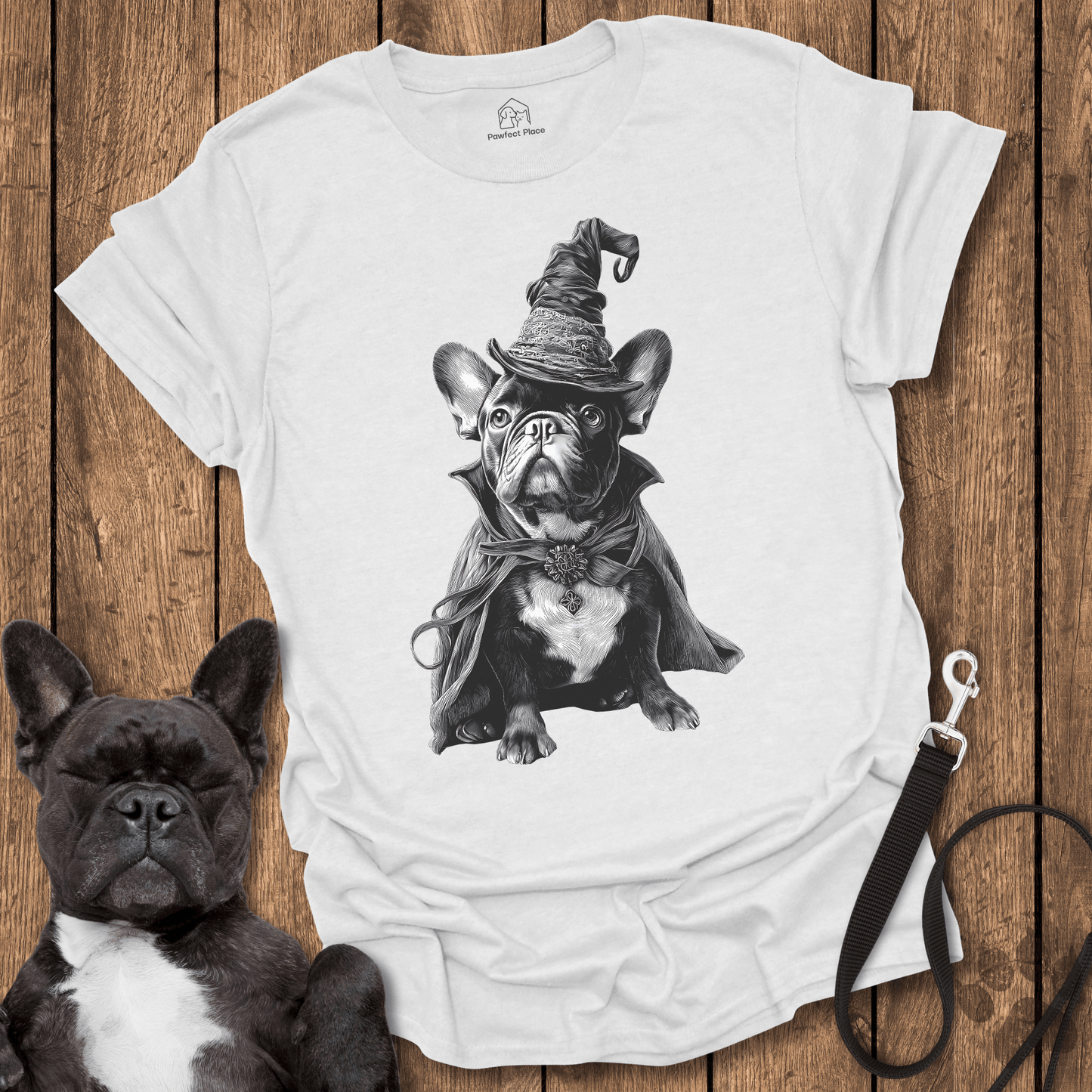 The Frenchie Wizard - Dog Shirt - PawfectPlace