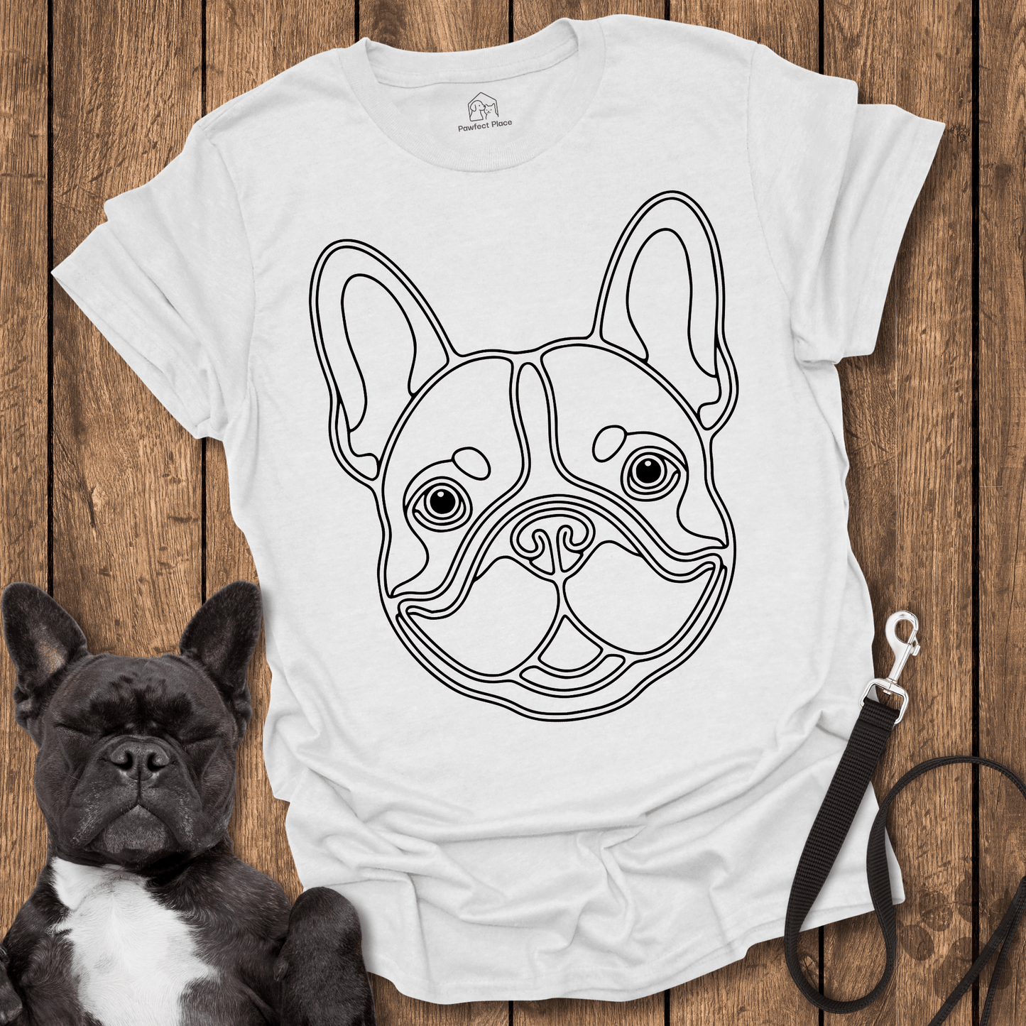 The Iconic Frenchie Snout - Dog Shirt - PawfectPlace