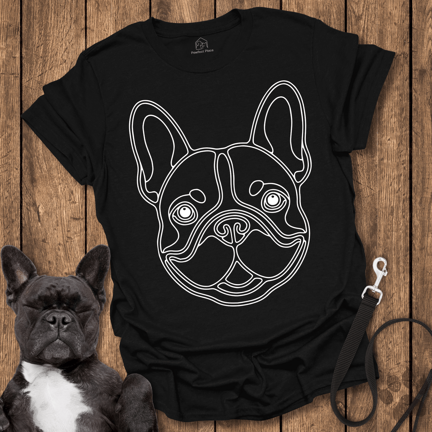The Iconic Frenchie Snout - Dog Shirt - PawfectPlace