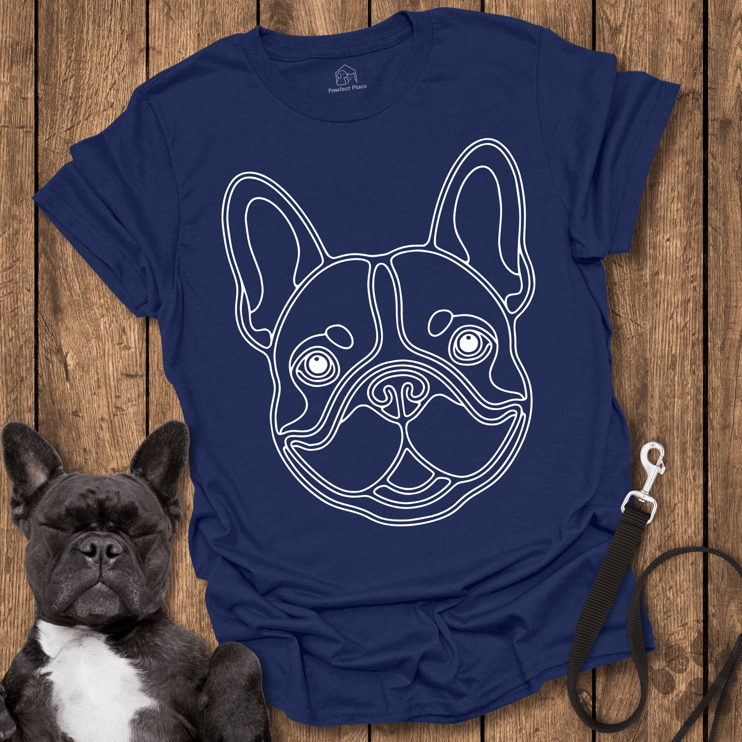 The Iconic Frenchie Snout - Dog Shirt - PawfectPlace